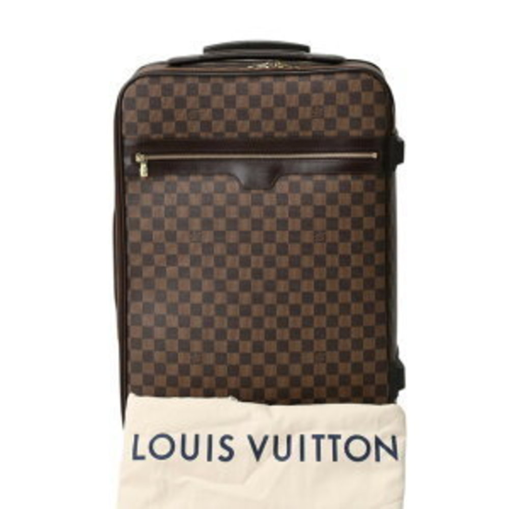 Louis Vuitton Damier Pegase Carry Wheels Canvas Brown
